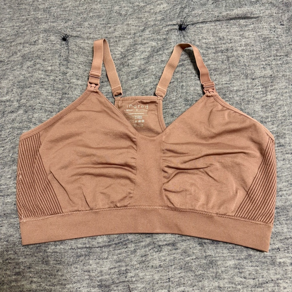 Kindred Bravely Wireless Nursing Bra in Dusty Rose Taupe